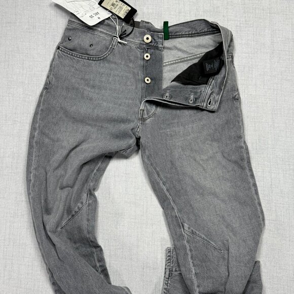 G-Star RAW Jeans ARC 3D Slim Tapered Faded Grey Denim Cotton Blend 30x32 NWT - Picture 7 of 16